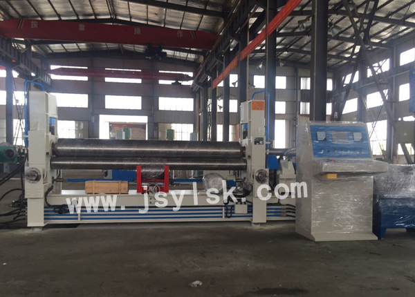 中小型上輥(gun)萬能式卷闆機